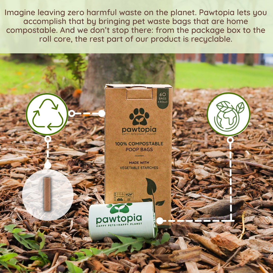 Home Compostable Pet Waste Bag (60)