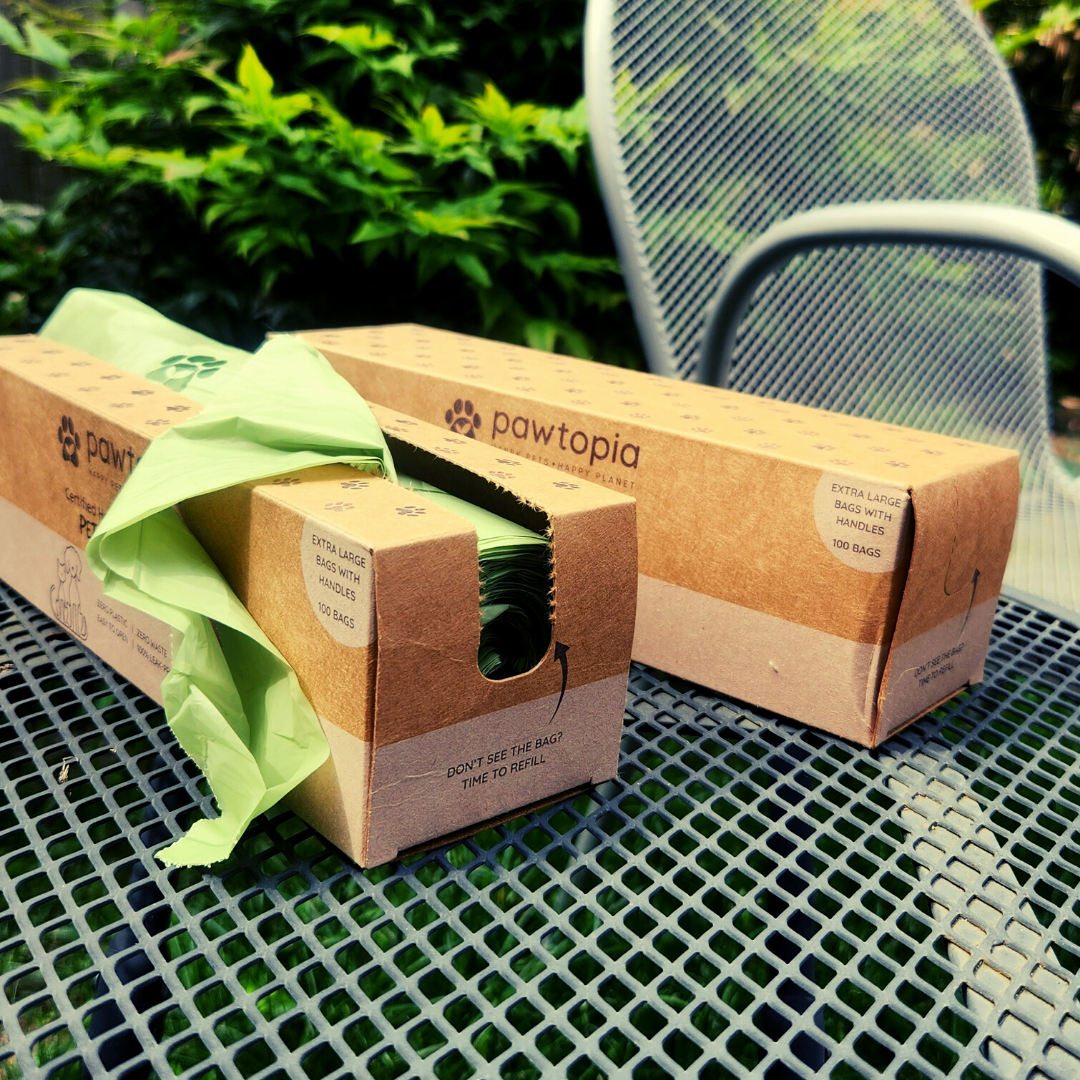 Home Compostable Pet Waste Bags in a Single Roll