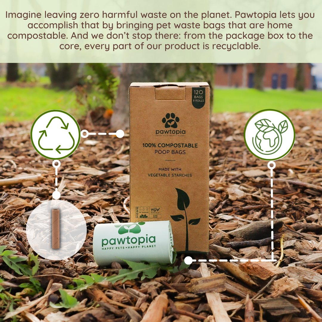 Home Compostable Pet Waste Bag (120)