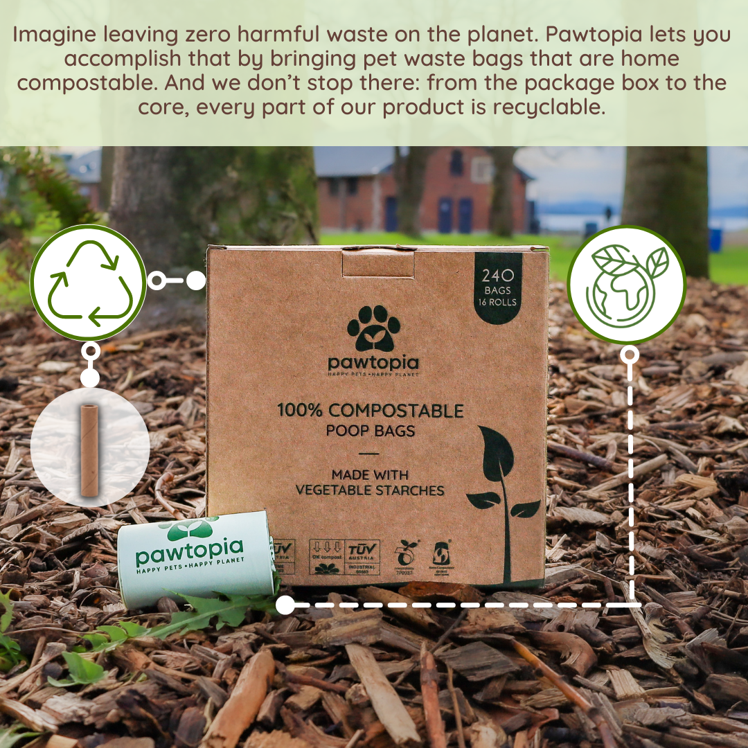 Pawtria Home Compostable Pet Waste Bag (480)